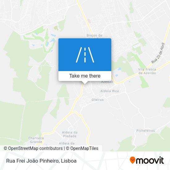 Rua Frei João Pinheiro map