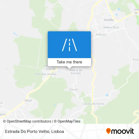 Estrada Do Porto Velho map