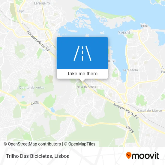 Trilho Das Bicicletas map