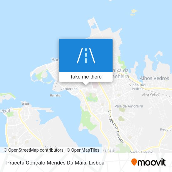 Praceta Gonçalo Mendes Da Maia mapa