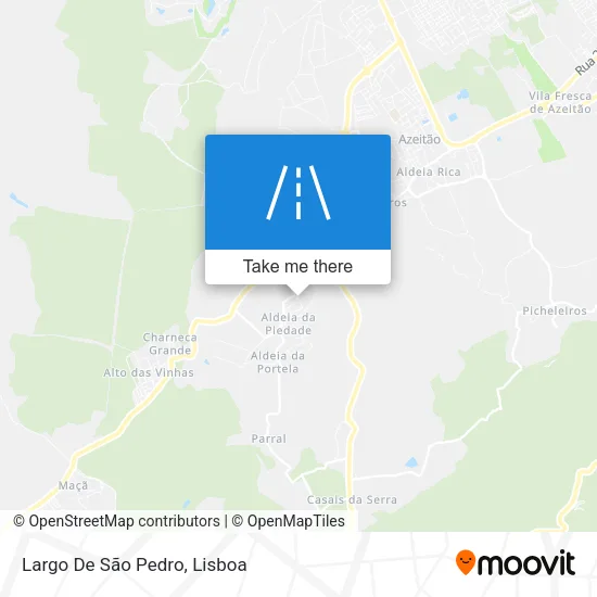 Largo De São Pedro map