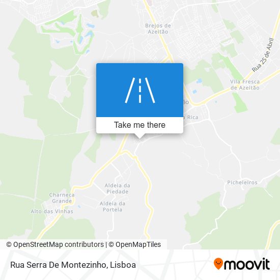 Rua Serra De Montezinho map