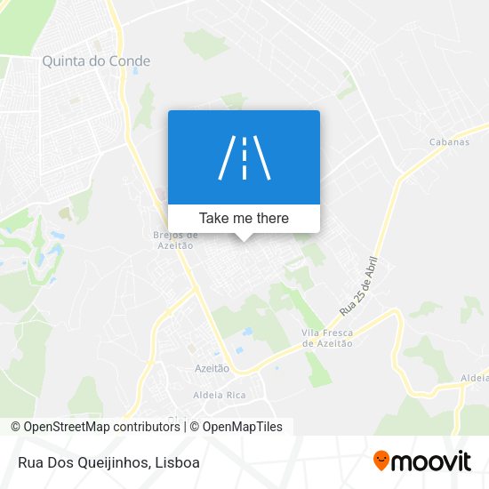 Rua Dos Queijinhos mapa