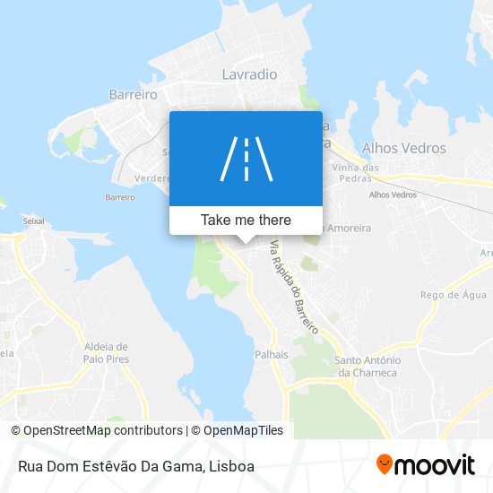 Rua Dom Estêvão Da Gama map