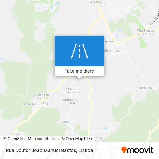 Rua Doutor João Manuel Bastos mapa