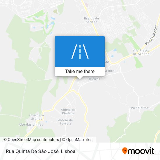 Rua Quinta De São José mapa