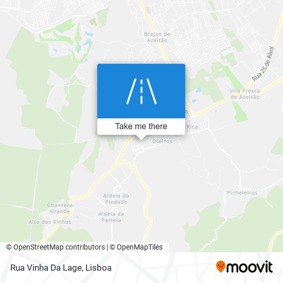 Rua Vinha Da Lage map