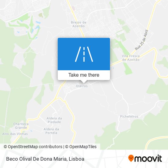 Beco Olival De Dona Maria map