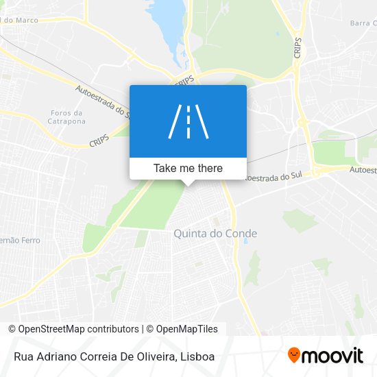 Rua Adriano Correia De Oliveira map