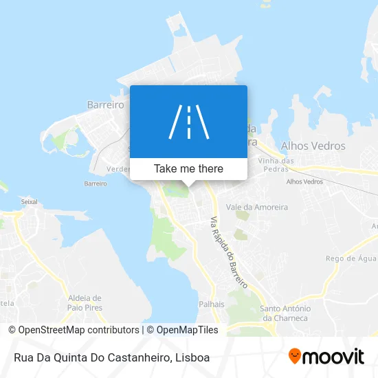 Rua Da Quinta Do Castanheiro map