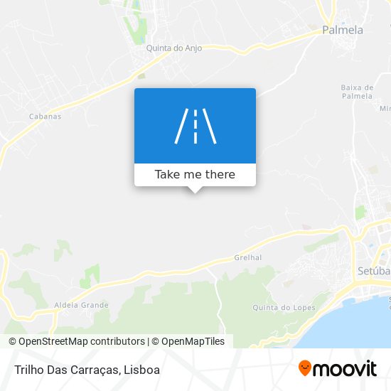 Trilho Das Carraças map