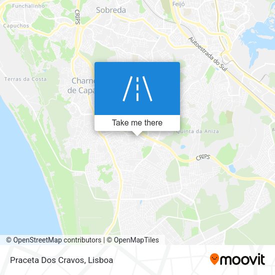 Praceta Dos Cravos mapa