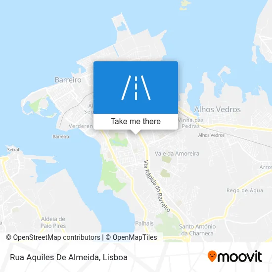 Rua Aquiles De Almeida map
