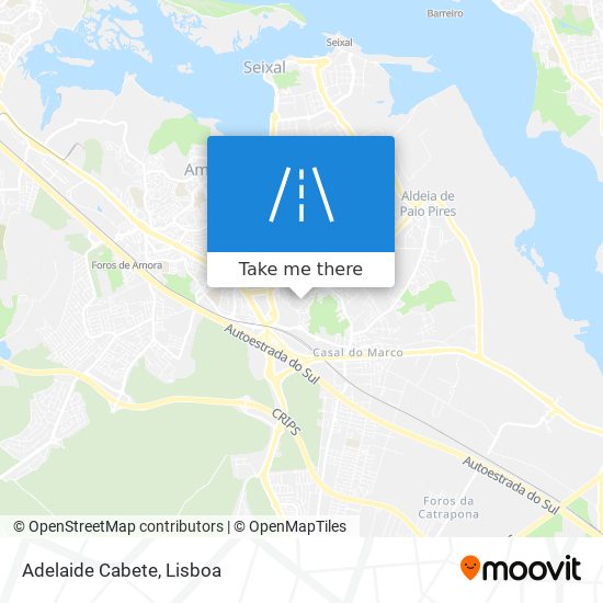 Adelaide Cabete mapa