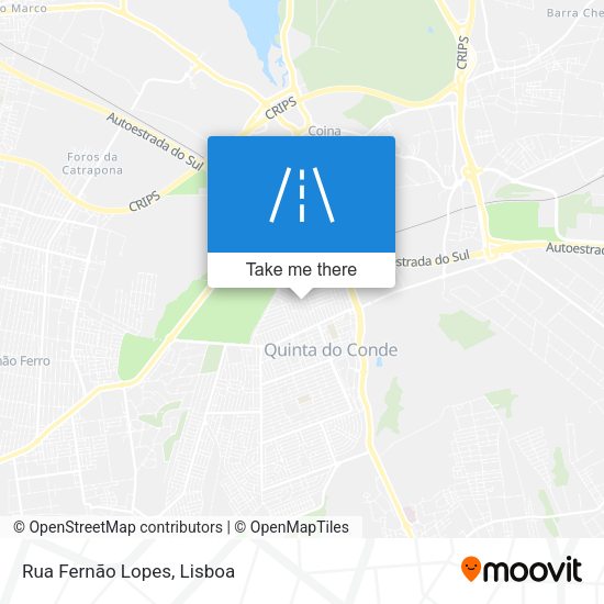 Rua Fernão Lopes mapa