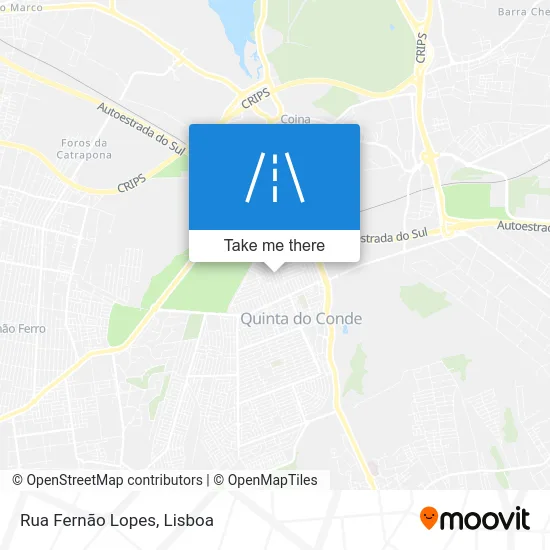 Rua Fernão Lopes map