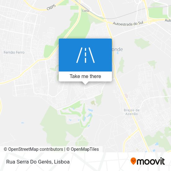 Rua Serra Do Gerês map