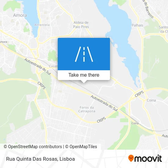 Rua Quinta Das Rosas map