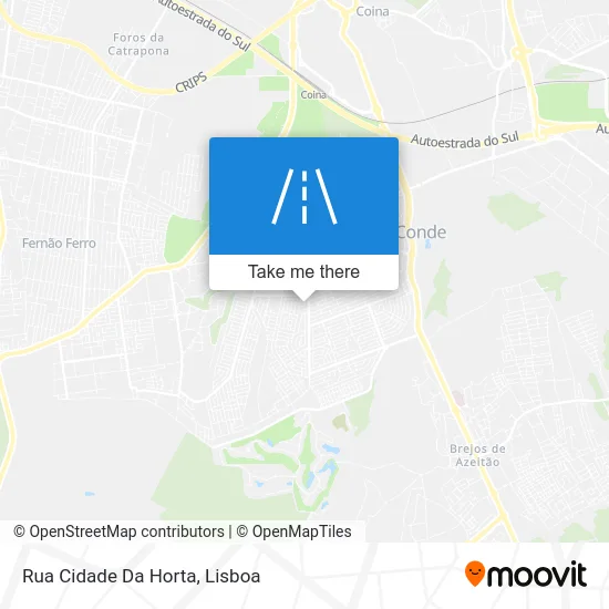 Rua Cidade Da Horta map