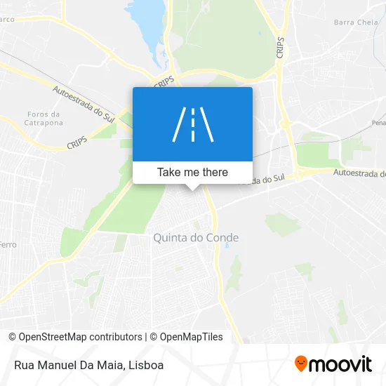Rua Manuel Da Maia map