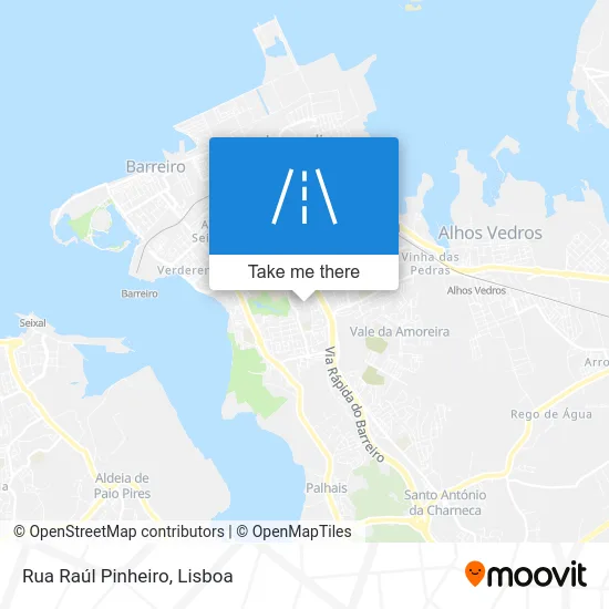 Rua Raúl Pinheiro map