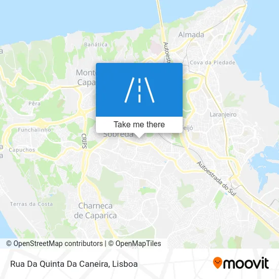 Rua Da Quinta Da Caneira map