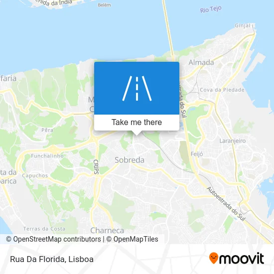 Rua Da Florida map