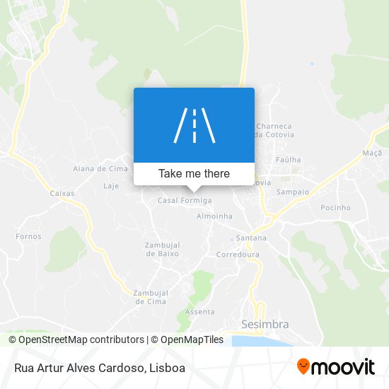 Rua Artur Alves Cardoso map