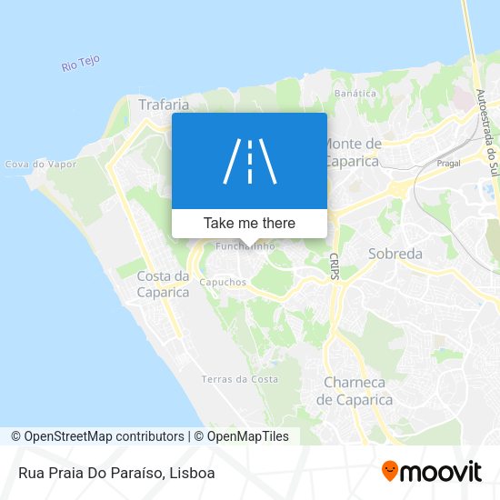Rua Praia Do Paraíso map