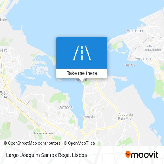 Largo Joaquim Santos Boga mapa