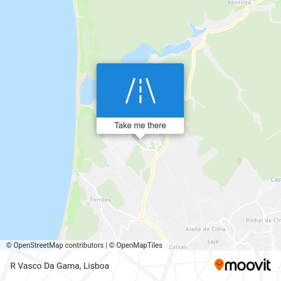 R Vasco Da Gama mapa