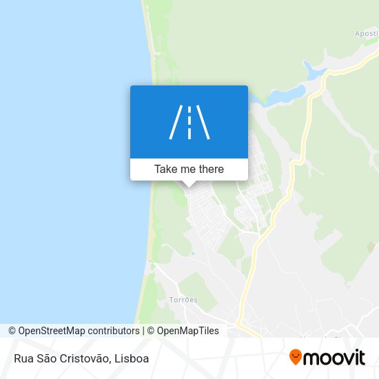 Rua São Cristovão map