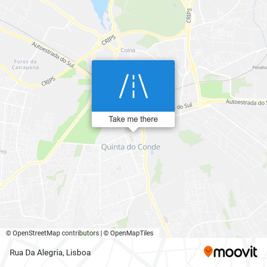 Rua Da Alegria map