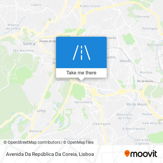 Avenida Da República Da Coreia map