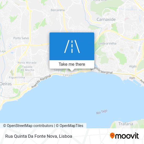 Rua Quinta Da Fonte Nova mapa