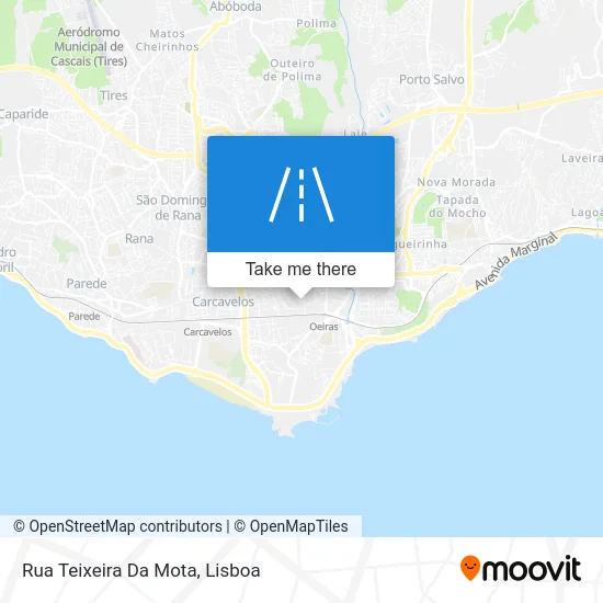 Rua Teixeira Da Mota map