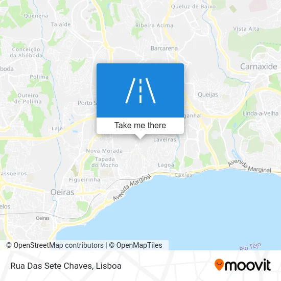 Rua Das Sete Chaves map