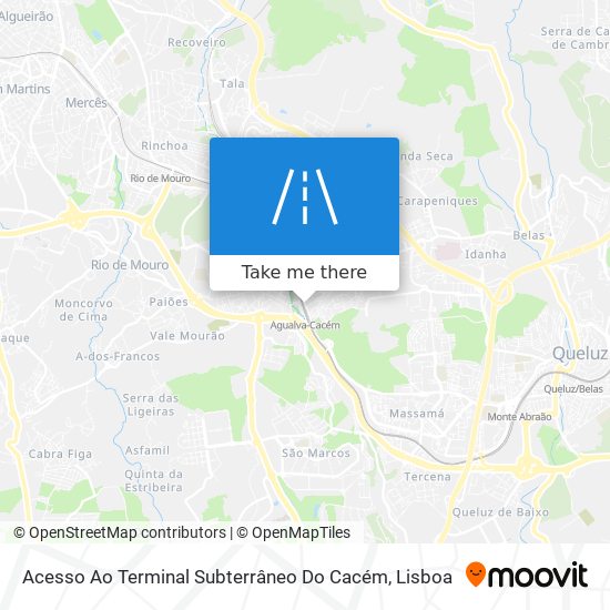 Acesso Ao Terminal Subterrâneo Do Cacém map