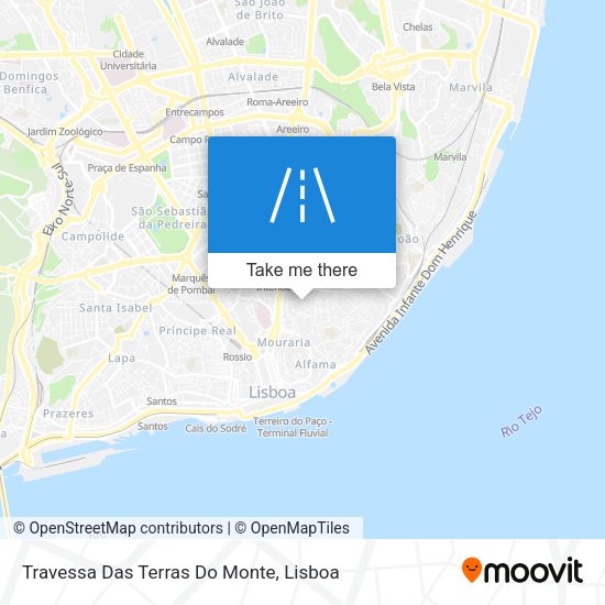 Travessa Das Terras Do Monte map