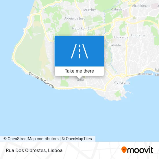 Rua Dos Ciprestes map