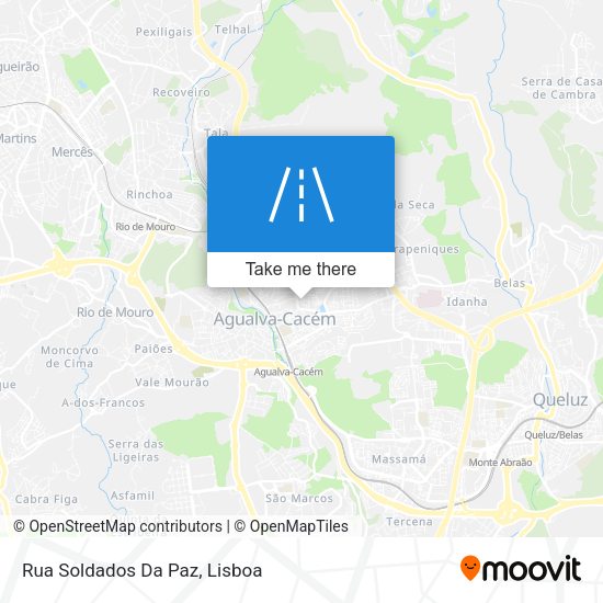 Rua Soldados Da Paz mapa