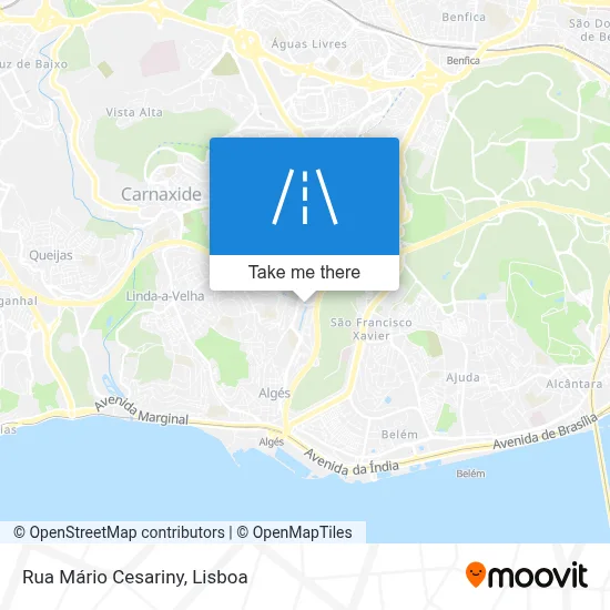 Rua Mário Cesariny map