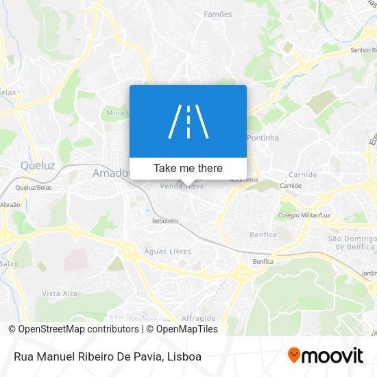 Rua Manuel Ribeiro De Pavia mapa