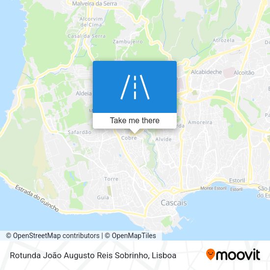 Rotunda João Augusto Reis Sobrinho mapa