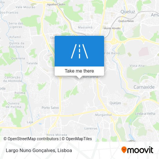 Largo Nuno Gonçalves mapa