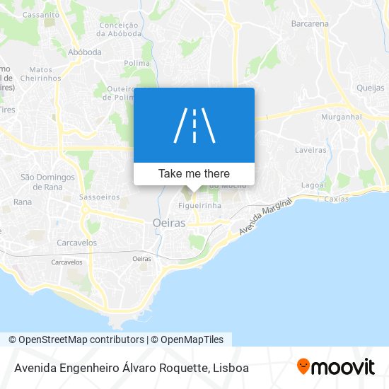 Avenida Engenheiro Álvaro Roquette mapa