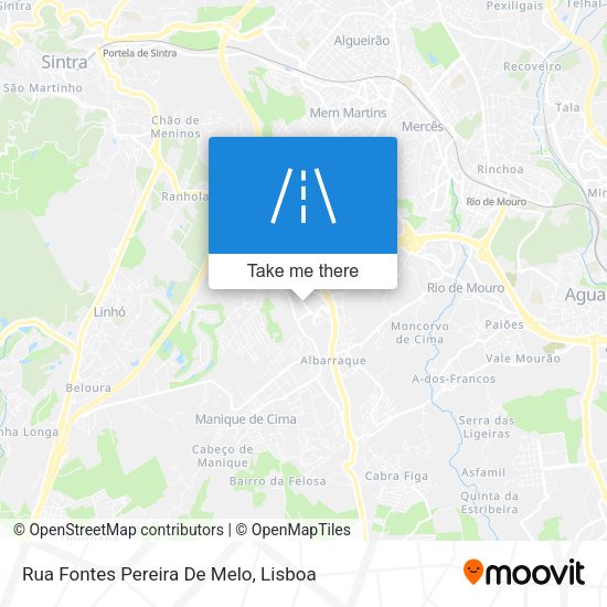 Rua Fontes Pereira De Melo mapa