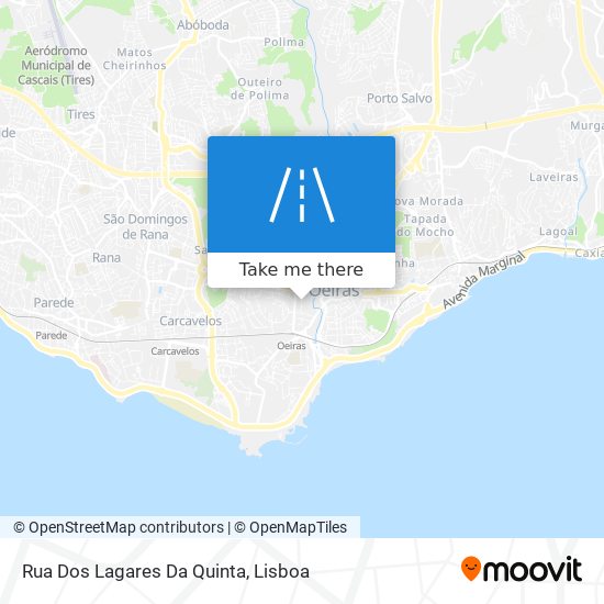 Rua Dos Lagares Da Quinta mapa