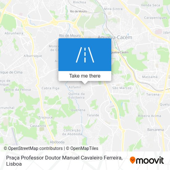 Praça Professor Doutor Manuel Cavaleiro Ferreira map