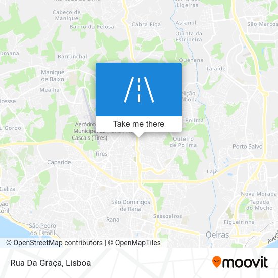 Rua Da Graça mapa